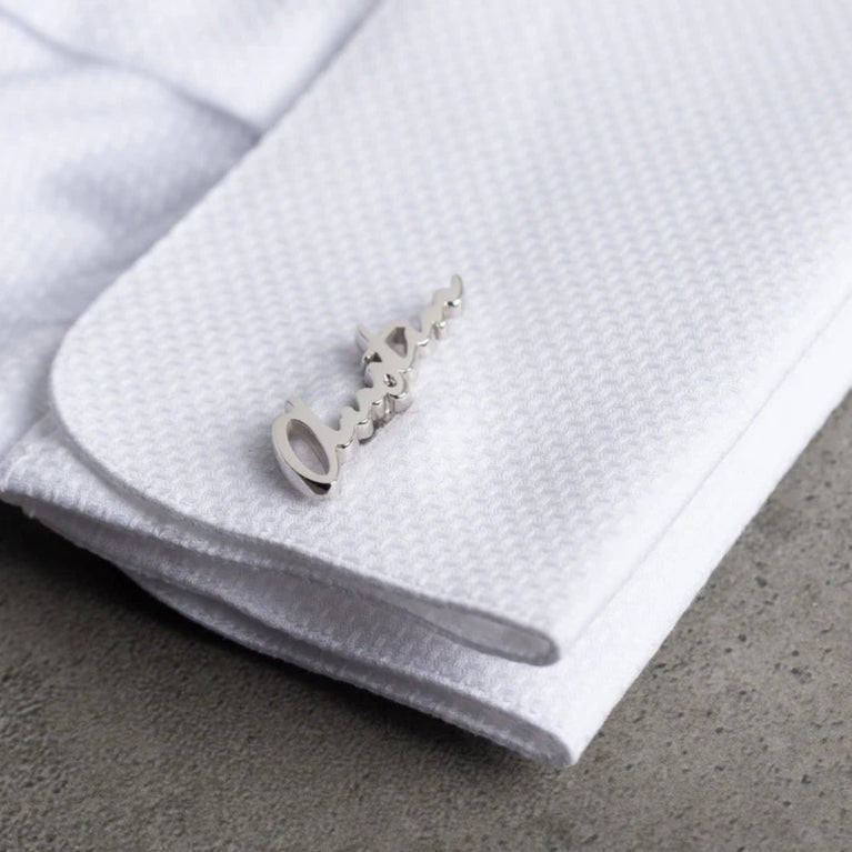 Personalized Signature Style Name Cufflinks - Jiva