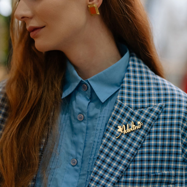 Custom Name Brooch - Jiva