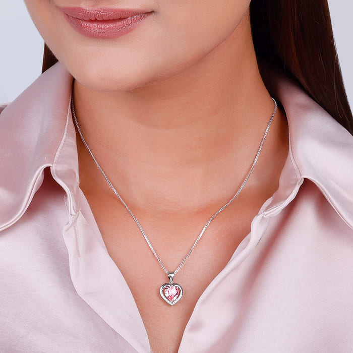 Silver Valentine Pendant