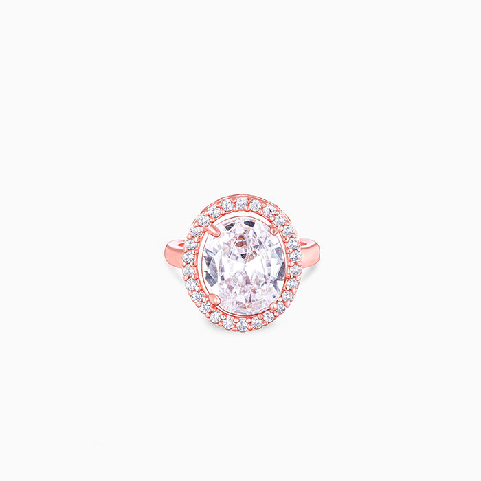 Rose Gold Solitaire Ring