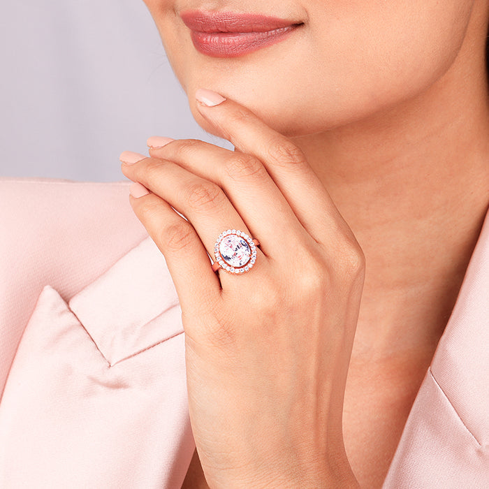 Rose Gold Solitaire Ring