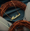 Simple Style Name Necklace