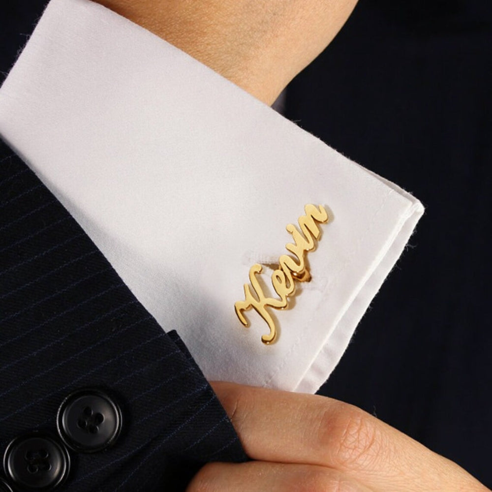 Personalized Name Cufflinks Perfect for groomsmen gifts - Jiva