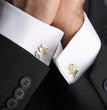 Personalized Initial Letter Cufflinks - Jiva