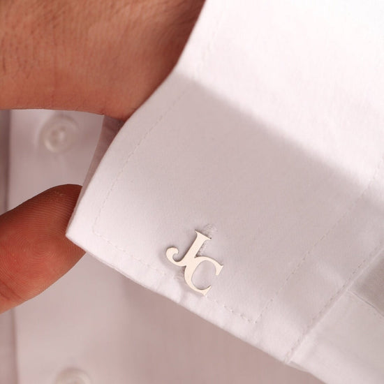 Personalized Initial Letter Name Cufflinks - Jiva