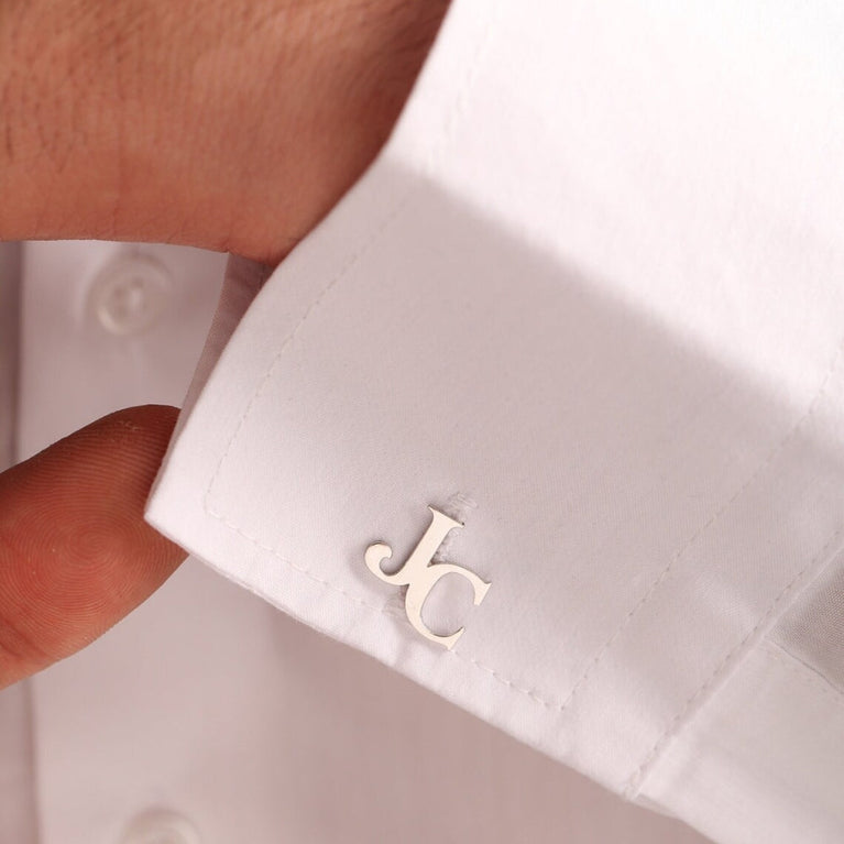 Personalized Initial Letter Name Cufflinks - Jiva