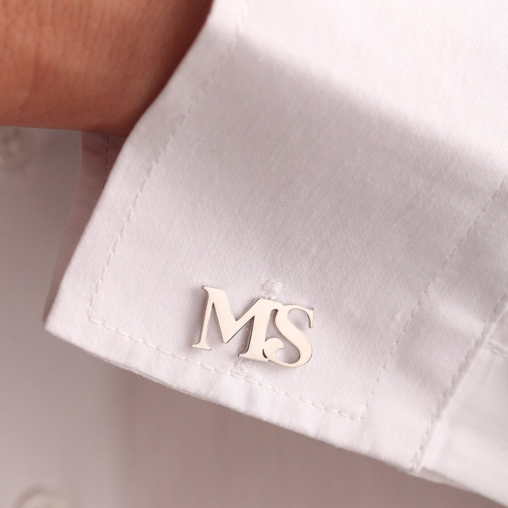 Personalized Initial Letter Name Cufflinks - Jiva