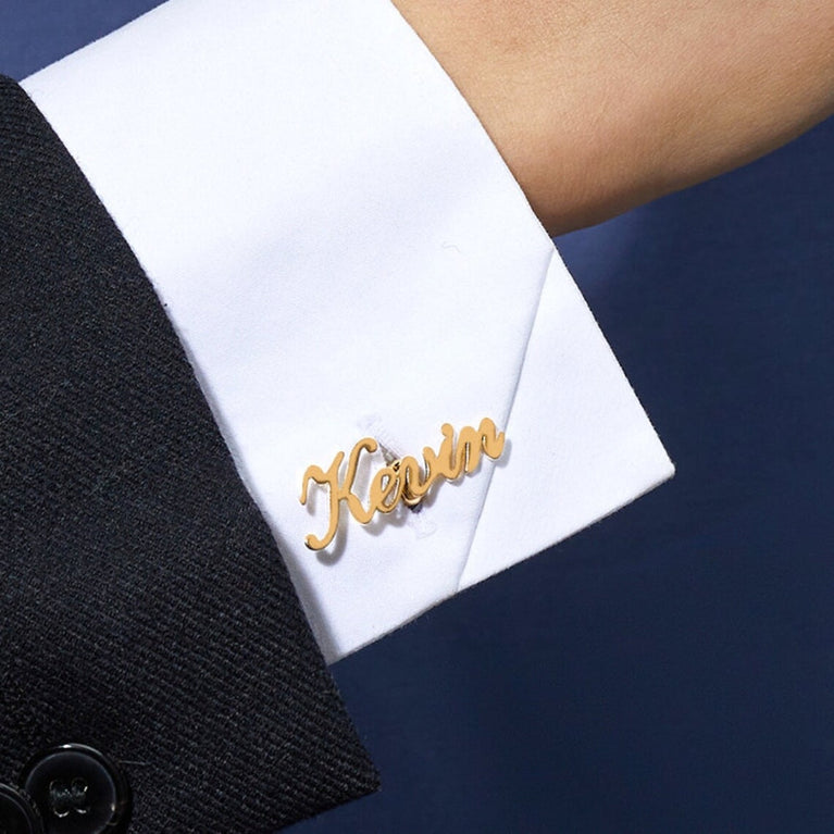 Personalized Name Cufflinks Perfect for groomsmen gifts - Jiva