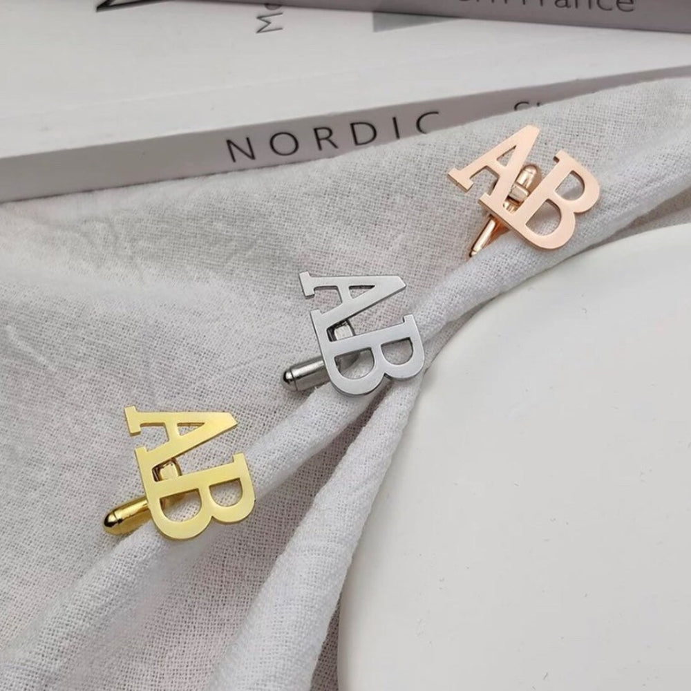 Custom Name Cufflinks Perfect for groomsmen gifts - Jiva