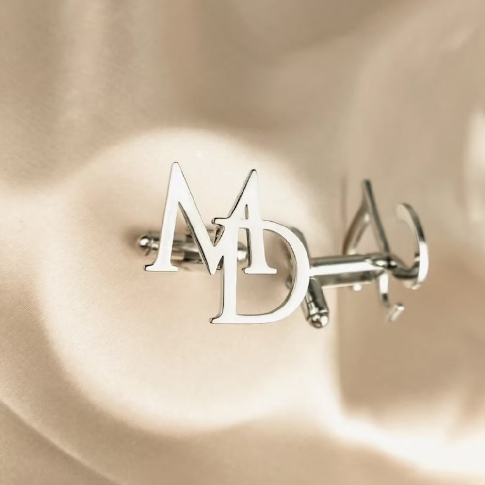 Personalized Initial Letter Cufflinks - Jiva