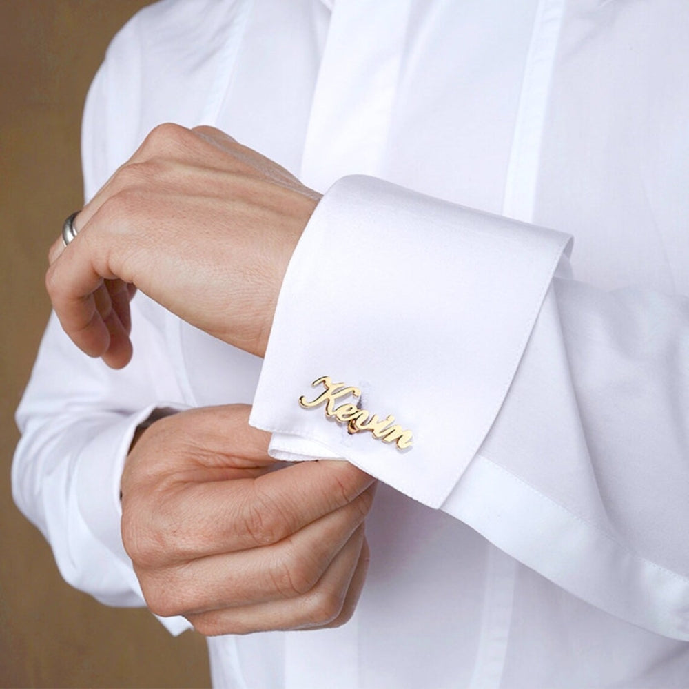 Personalized Name Cufflinks Perfect for groomsmen gifts - Jiva