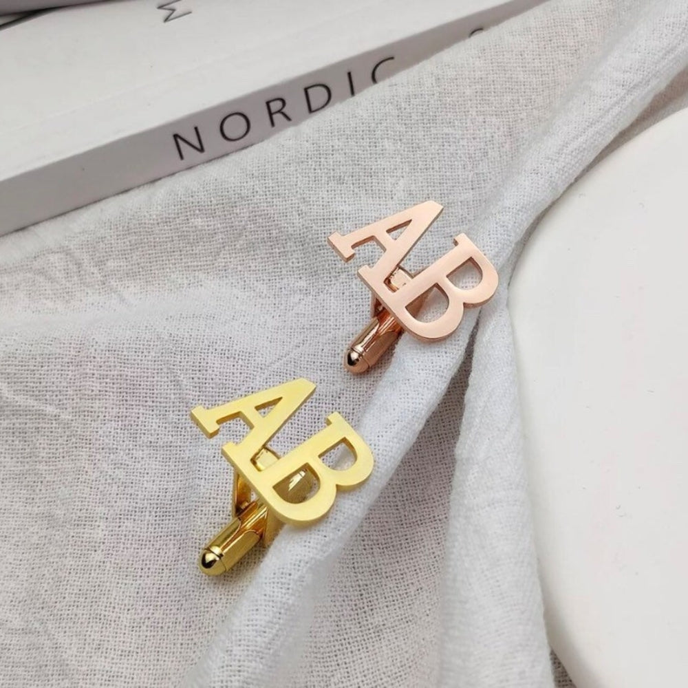 Custom Name Cufflinks Perfect for groomsmen gifts - Jiva