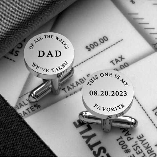 Personalized Initial Engraved Cufflink - Jiva