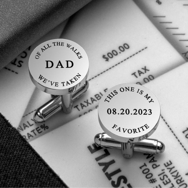 Personalized Initial Engraved Cufflink - Jiva