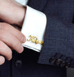 Personalized Name Cufflinks Perfect for groomsmen gifts - Jiva