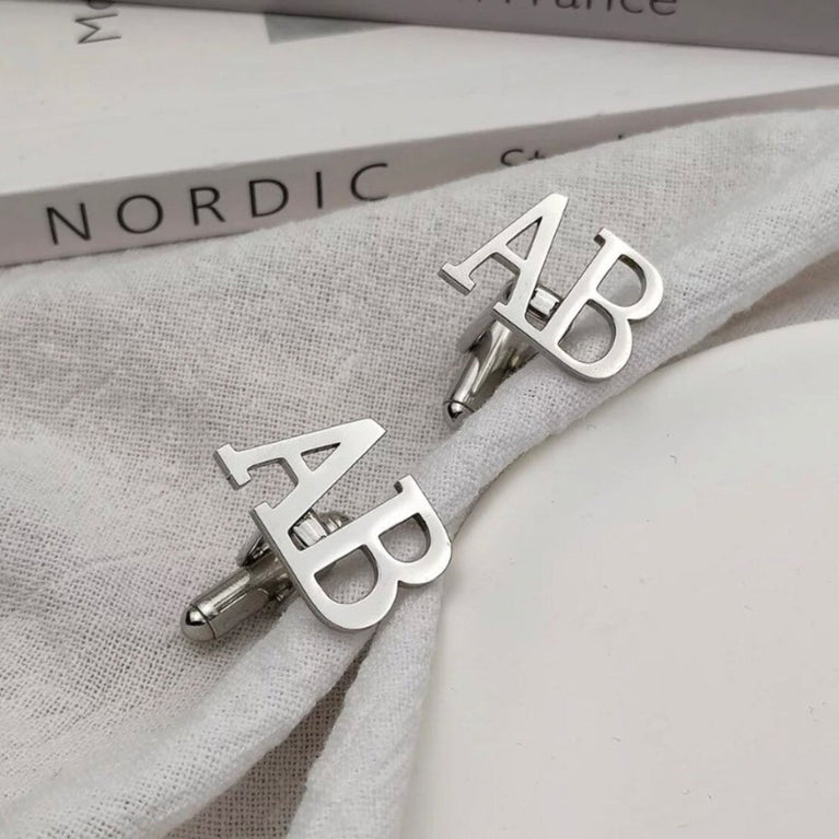 Custom Name Cufflinks Perfect for groomsmen gifts - Jiva