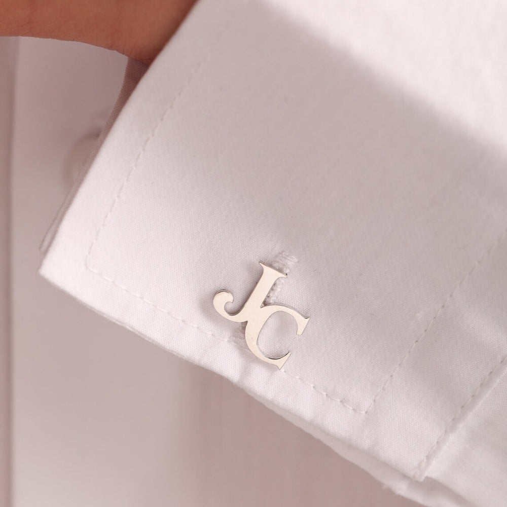 Personalized Initial Letter Name Cufflinks - Jiva