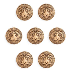 Fiery Lion Button
