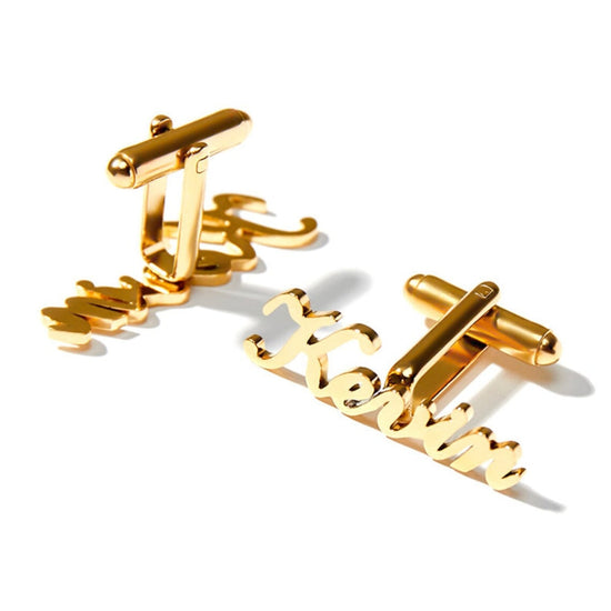 Personalized Name Cufflinks Perfect for groomsmen gifts - Jiva
