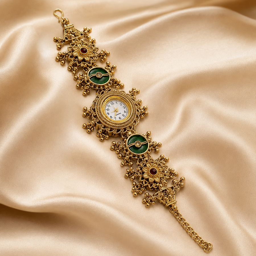 Traditional Antique Gold Bracelet Watch