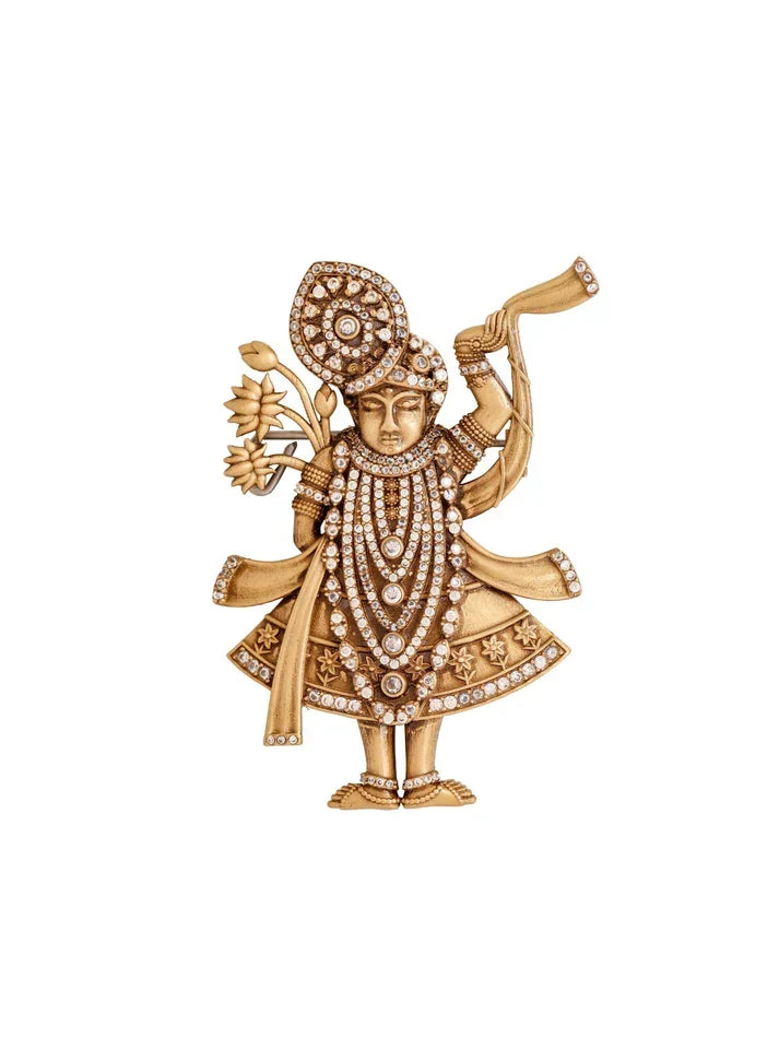 Divine Shrinathji Brooch