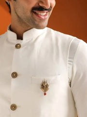 Mahadev Emblem Brooch