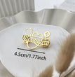 Personalized Stethoscope Logo Name Brooch