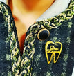 Customizable Cute Tooth-Shaped Brooch For Dentists