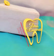 Customizable Cute Tooth-Shaped Brooch For Dentists