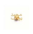 Customized Two Arabic Letters Heart Shape Brooch
