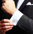 Personalized Dates Quotes Father Of Bride Or Groom & Date Cufflink For Men And Boys 1 Pair - Jiva