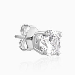 Silver Zircon Earrings