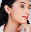 Rose Gold Zircon Drizzle Drop Earrings