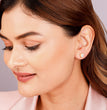 Golden Zircon Earrings
