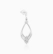 Silver Princess Earrings