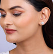 Silver Drizzle Drop Stud Earrings