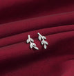 Silver Leaf Earrings