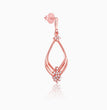 Rose Gold Princess Earrings
