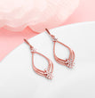 Rose Gold Princess Earrings