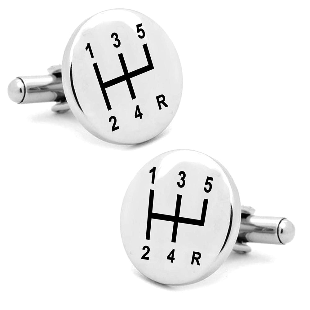 Personalized Gear Shifter Cufflinks For Men - Jiva