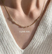 Morse Code Name Necklace