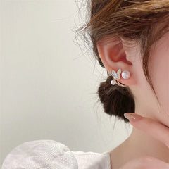 EREVER Enameled Butterfly Trendy Earring Korean Stud Earrings For Woman Girls