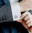 Monogram Overlapping Initial Cufflinks - Jiva