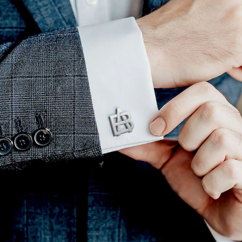 Monogram Overlapping Initial Cufflinks - Jiva