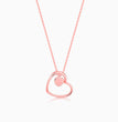 Rose Gold Heart Necklace