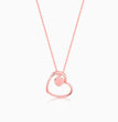 Rose Gold Heart Necklace