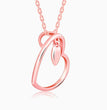 Rose Gold Heart Necklace