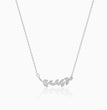 Anushka Sharma Silver Leaf Necklace