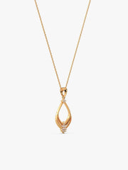 Golden Princess Pendant With Link Chain