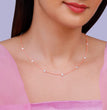 Rose Gold Star Constellation Necklace